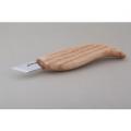 BeaverCraft C12 Chip Wood Carving Knife with Ash Handle
