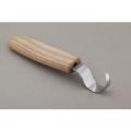 BeaverCraft SK1L - Left Handed Hook Spoon Wood Carving Knife with Ash Handle