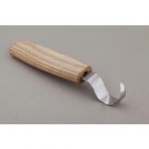 BeaverCraft SK1L - Left Handed Hook Spoon Wood Carving Knife with Oak Handle