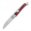 RoseCraft Blades French Broad Jack UK EDC Knife Red - 3" D2 Wharncliffe Blade Red Apple Bone Covered Handle