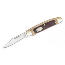 Schrade 18OT Old Timer Mighty Mite Folding Knife - 2" Blade Sawcut Delrin Handle with Nickel Silver Bolsters