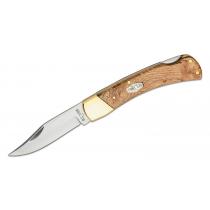 Schrade 6OTW Old Timer Golden Bear Lockback Knife - 3.6" Blade Desert Ironwood Handle with Brass Bolster