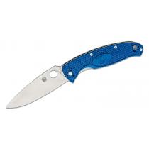 Spyderco C142PBL Resilience Lightweight Folding Knife - 4.2" S35VN Plain Blade, Blue Handles