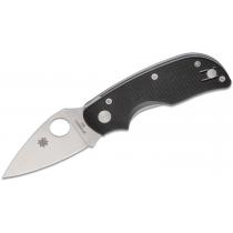Spyderco Cat Folding Knife 2.44" Plain Blade, Black G10 Handle