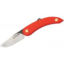 Svord Peasant Knife - Non Locking Carbon Blade - Red Handle