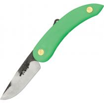 Svord Peasant Knife Green - Non Locking Carbon Blade - Green Handle
