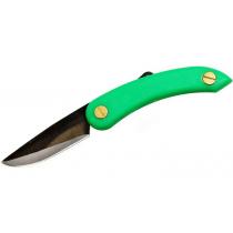 Svord Mini Peasant UK EDC Knife - 2.5" Carbon Steel Blade, Green Zytel Handle