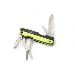 Whitby Kent UK EDC Multi Tool Cactus - Green and Black, Knife, Flat Head and Phillips Screwdriver, Scissors