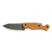Whitby LUNE Camp Knife - 3.25" Blade with Black Oxide Finish, Black Kydex Sheath - HK71