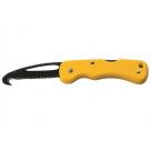MAC 697 SOS 2 Yellow Black Blade  - Boat Rescue Knife Locking with Hook and Shackler