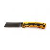 Whitby Cleaver Liner Lock Knife - Orange - 2.75" Blade, Orange and Black Aluminium Handle