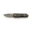 Whitby LEVEN UK EDC Pocket Knife - 1.75" Blade, Charcoal Grey Aluminium Handle - PK78/CG