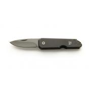 Whitby LEVEN UK EDC Pocket Knife - 1.75" Blade, Charcoal Grey Aluminium Handle