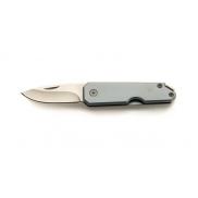 Whitby LEVEN UK EDC Pocket Knife - 1.75" Blade, Titanium Grey Aluminium Handle