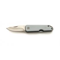 Whitby LEVEN UK EDC Pocket Knife - 1.75" Blade, Titanium Grey Aluminium Handle - PK78/GY