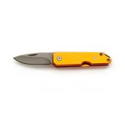 Whitby LEVEN UK EDC Pocket Knife - 1.75" Blade, Lava Orange Aluminium Handle