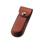 Whitby 4.5" Light Brown Leather Folding Knife Sheath - WP12