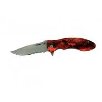 Whitby 2.75" Orange Camo Lock Knife - Stainless Steel Blade - LK152