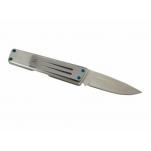 Whitby Mint Stainless Silver UK EDC Pocket Knife - 2.5" Blade