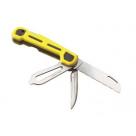 Mac Coltellerie Skipper Lock Knife Yellow - 2.75" Stainless Steel Blade
