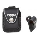 Zippo Genuine Leather Lighter Pouch with Belt Loop - Black