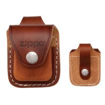 Zippo Genuine Leather Lighter Pouch with Belt Loop - Brown
