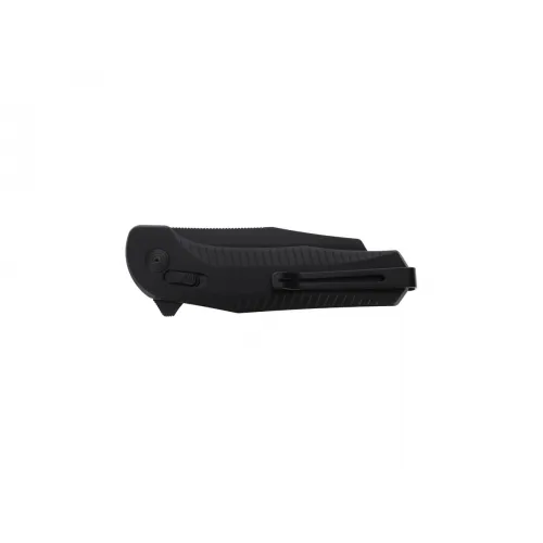 SOG Diverge XR Lock Folding Knife - 3" D2 Black PVD Modified Sheepsfoot Blade Black Aluminum Handle