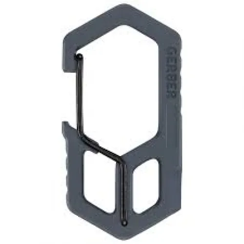 Gerber Carabiner Keychain Multi-Tool - Urban Blue Stainless Steel
