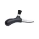 Morakniv Karl Johan Mushroom Knife Black - 2.36" Stainless Steel Blade Cleaning Brush Cyclaire Knives and Tools