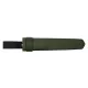 Morakniv Garberg Green - 4.3" Carbon Steel Black Blade Green Handle and Sheath Cyclaire Knives and Tools