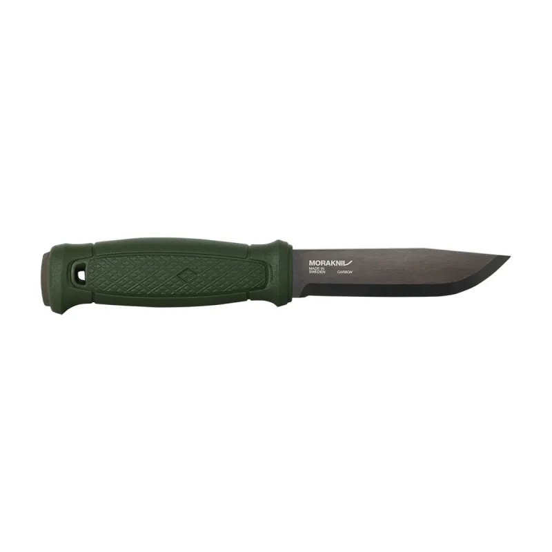 Morakniv Garberg Green - 4.3" Carbon Steel Black Blade Green Handle and Sheath Cyclaire Knives and Tools