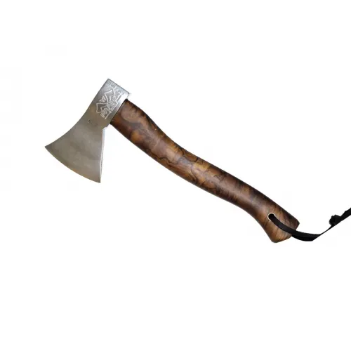 Prandi Special Edition Briarwood Camping Hatchet 600g Carbon Steel Hardened Head Hickory Wood Handle Sublimation Print