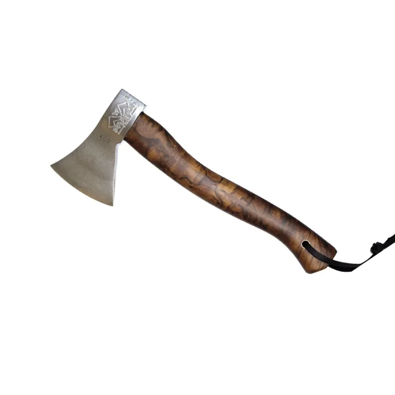 Prandi Special Edition Briarwood Camping Hatchet 600g Carbon Steel Hardened Head Hickory Wood Handle Sublimation Print Cyclaire Knives and Tools