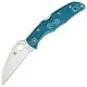 Spyderco Endura 4 Lightweight Folding Knife - 3.8" K390 Wharncliffe Blade Blue Handle Cyclaire Knives and Tools