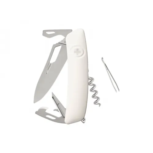 Swiza SH039R AM White 11 Function Multi-Tool - 2.95" Blade