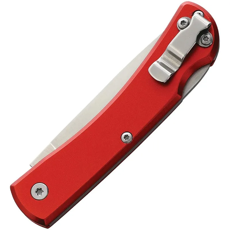 Bear & Son 137LRD Farmhand Lockback Folder - 2.75" Blade Red Aluminum Handle Cyclaire Knives and Tools