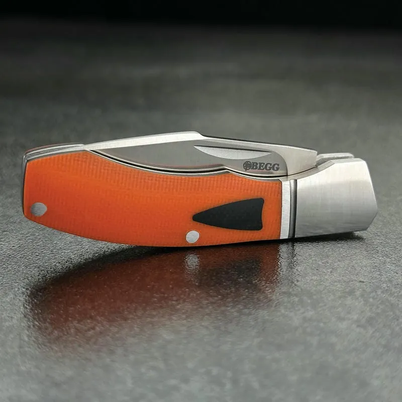 Begg Knives UK EDC Traditional Black Widow Folding Pocket Knife - 3" Blade Cyclaire Knives and Tools