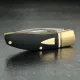Begg Knives UK EDC Traditional Small Drop Point Folding Pocket Knife - 2.375" Blade Black G10 Handle Brass Bolsters Cyclaire Knives and Tools