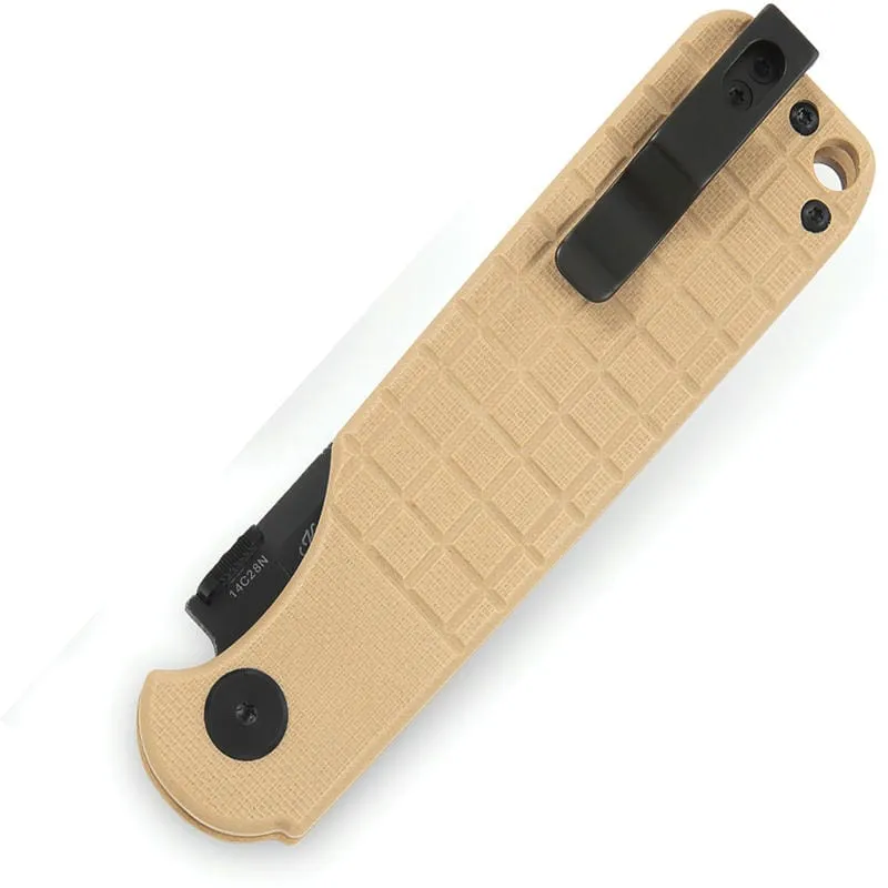 Bestech Knives Glok Button Lock Folding Knife Desert G10 Handle Cyclaire Knives and Tools
