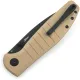 Bestech Bestechman Goodboy Folding Knife - 3.54" D2 Black DLC Blade Desert G10 Handle Cyclaire Knives and Tools