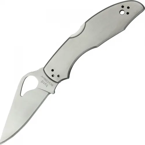 Byrd Knives Meadowlark 2 Folding Knife - 2.9" Stainless Steel Blade with Stainless Steel Handle