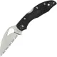 Byrd Knives Meadowlark 2 Lightweight Folding Knife - 2.96" Serrated Wharncliffe Blade Black FRN Handle Cyclaire Knives and Tools