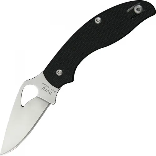 Byrd Tern Knife UK EDC Folding Knife - 2.75" Stainless Steel Blade Black G10 Handle