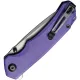 CIVIVI Brazen Liner Lock Folding Knife - 3.46" D2 Tanto Blade Purple G10 Handle Cyclaire Knives and Tools