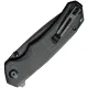 CIVIVI Brazen Liner Lock Folding Knife - 3.46" D2 Black Tanto Blade Black G10 Handle Cyclaire Knives and Tools