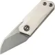 CIVIVI  Ki-V Slipjoint UK EDC Pocket Knife - 1.55" 9Cr18MoV Stainless Steel Blade Ivory G10 Handle Cyclaire Knives and Tools