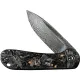 CIVIVI Knives Elementum Knife - 2.96" Damascus Blade Contoured Copper Shred CF Handle Cyclaire Knives and Tools