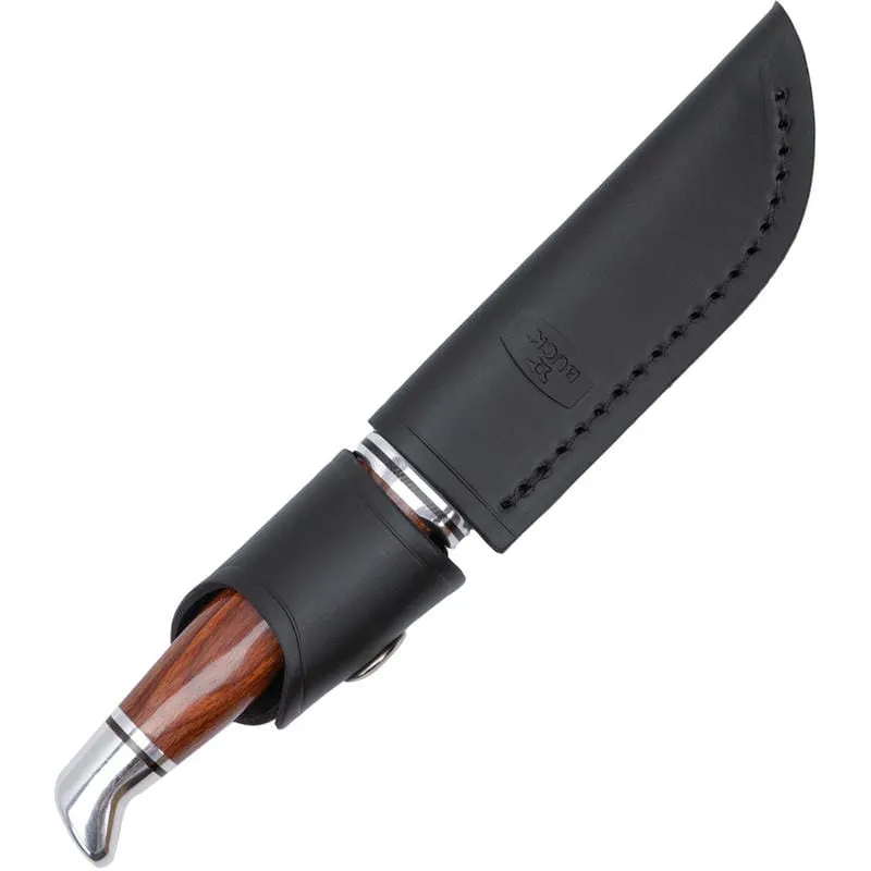 Buck 117 Heritage Brahma Fixed Blade Knife - 4.5" 420HC Blade Cocobolo Wood Handle Cyclaire Knives and Tools