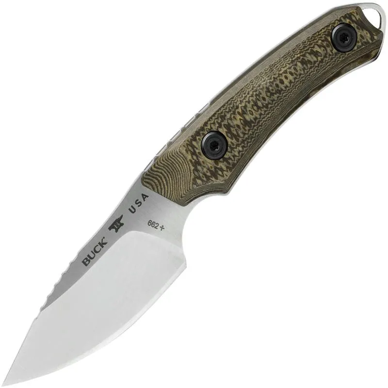 Buck 662 Alpha Scout Fixed Blade Knife Patterned Richlite Handle Cyclaire Knives and Tools