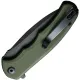 CIVIVI Mini Praxis Knife - 2.98" D2 Tool Steel Green G10 Handle Cyclaire Knives and Tools